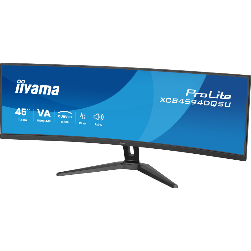 iiyama ProLite/XCB4594DQSU-B1/44,5''/VA/DQHD/75Hz/2ms/Čierna/3R