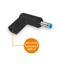 Aligator USB-C napájacia redukcia 4.5*3.0mm pre notebooky HP