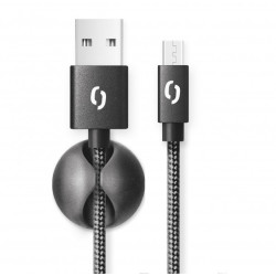 ALIGATOR PREMIUM 2A kábel, Micro USB 2m, čierny