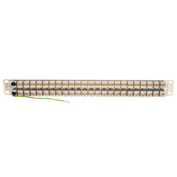 EATON - Patch panel priechodný STP tienený pre montáž do racku 1U, 48x Cat6a, RJ45 Ethernet