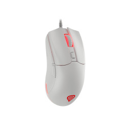 Genesis herná optická myš KRYPTON 750/RGB/8000 DPI/Herná/Optická/8 000 DPI/Drôtová USB/Biela