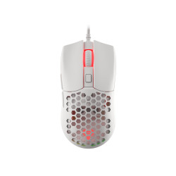 Genesis herná optická myš KRYPTON 750/RGB/8000 DPI/Herná/Optická/8 000 DPI/Drôtová USB/Biela