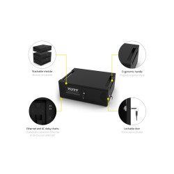 NONAME - PORT CONNECT CHARGING CABINET 6 Notebooks USB-C, čierny