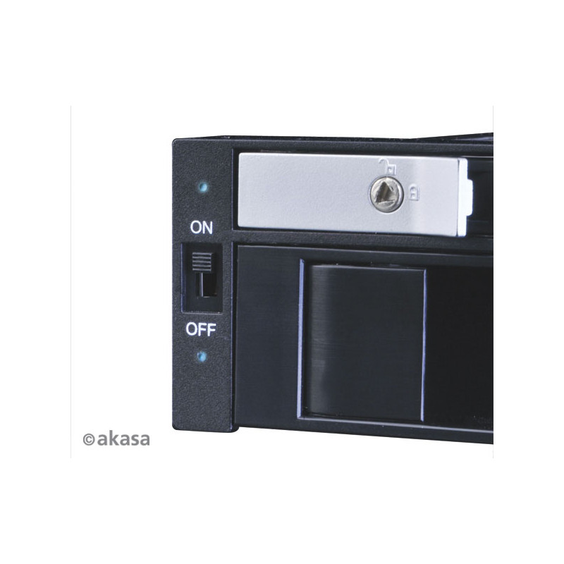 AKASA Lokstor M51 - 2.5'' a 3.5'' HDD rack do 5,25''