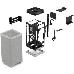 FRACTAL DESIGN - Fractal Mood/Mini ITX/Sivá