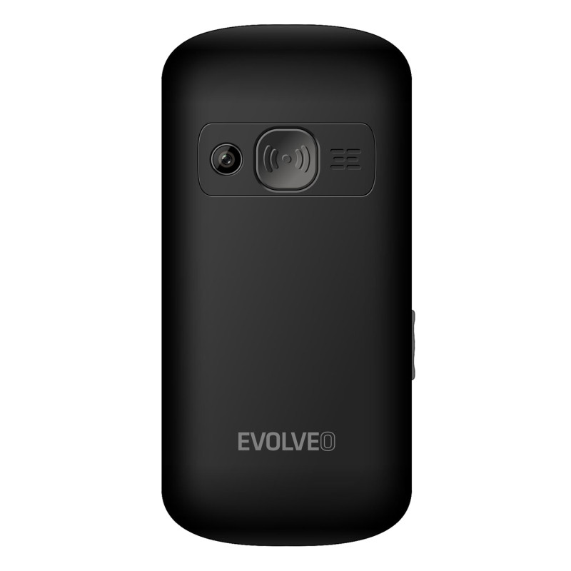 EVOLVEO EasyPhone XS, mobilný telefón pre seniorov, čierny