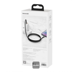 NONAME - Baseus rýchlonabíjací dátový kábel Tungsten Gold 100W 1m USB-C na USB-C čierny