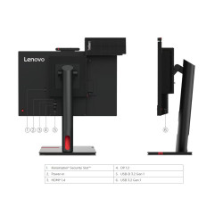 Lenovo ThinkCentre/Tiny-In-One 22 Gen 5/21,5''/IPS/FHD/60Hz/6ms/Black/3R
