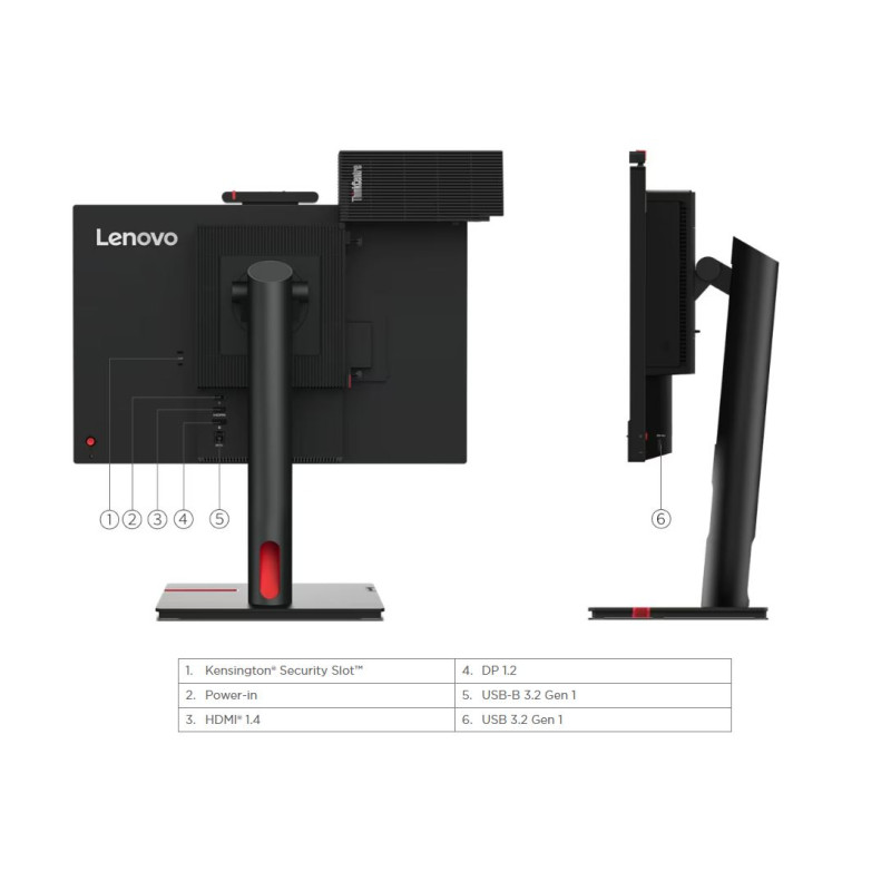 Lenovo ThinkCentre/Tiny-In-One 22 Gen 5/21,5''/IPS/FHD/60Hz/6ms/Black/3R