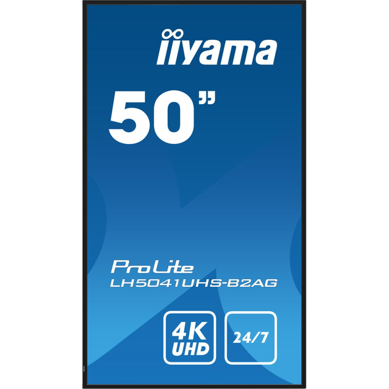 50'' iiyama LH5041UHS-B2AG:VA,4K UHD,3xHDMI