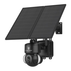 Solárna HD kamera Viking HDs03 4G/20000mAh/farebné nočné videnie/IP66/aplikácia/notifikácia/čierna