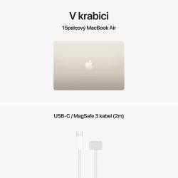 Apple MacBook Air 15''/M5/15,3''/2880x1864/24GB/1TB/M5/Tahoe/Starlight/1R