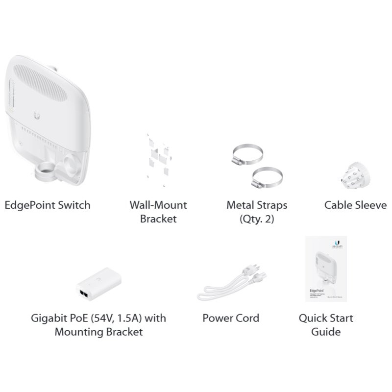 Ubiquiti EP-S16, EdgePoint WISP switch, 16x GLAN, 2x SFP/SFP+