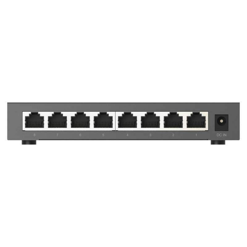 QNAP switch QSW-1108-8T-R2 (8x 2,5GbE port, pasívne chladenie, podpora 100M/1G/2,5G)