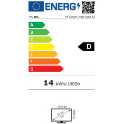 HP/524pm/23,8''/IPS/FHD/100Hz/5ms/Blck-Slvr/3R