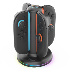 NONAME - iPega SW2052 Nabíjacia Stanica s RGB pre JoyCon Ovládače Nintendo Switch 2 Black
