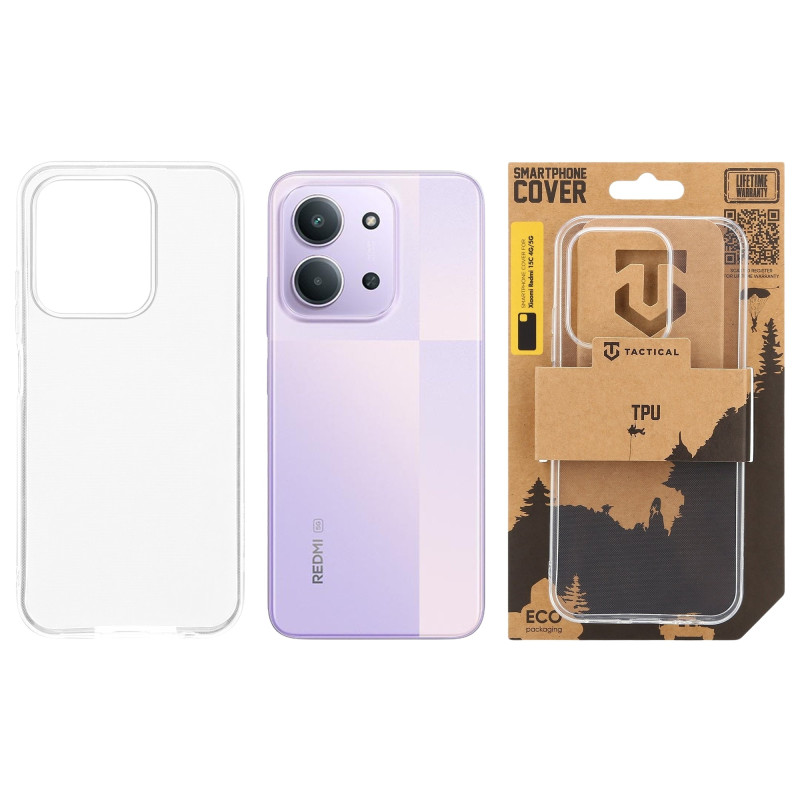 Tactical TPU Kryt pre Xiaomi Redmi 15C 4G/5G Transparent