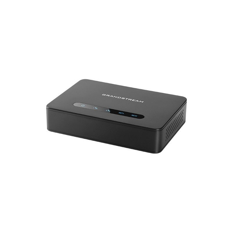 Grandstream HT812 (ATA), 2x FXS, 2 SIP účty, 1x Gbit LAN, NAT router, 3-cestná konf., auto-provis.