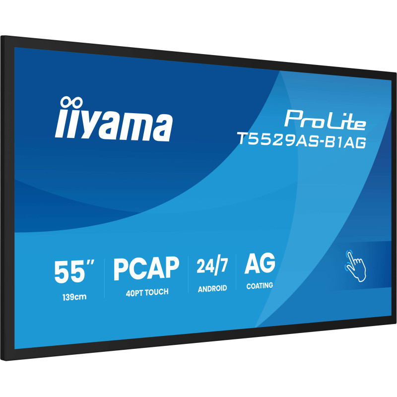 55'' iiyama T5529AS-B1AG: IPS, 4K UHD, Android, 24/7