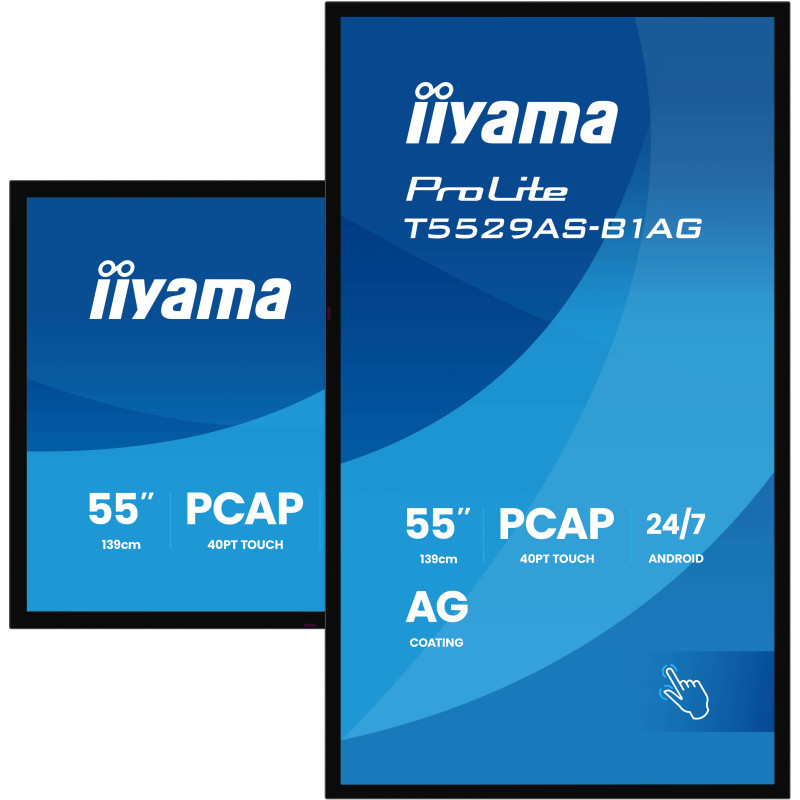 55'' iiyama T5529AS-B1AG: IPS, 4K UHD, Android, 24/7