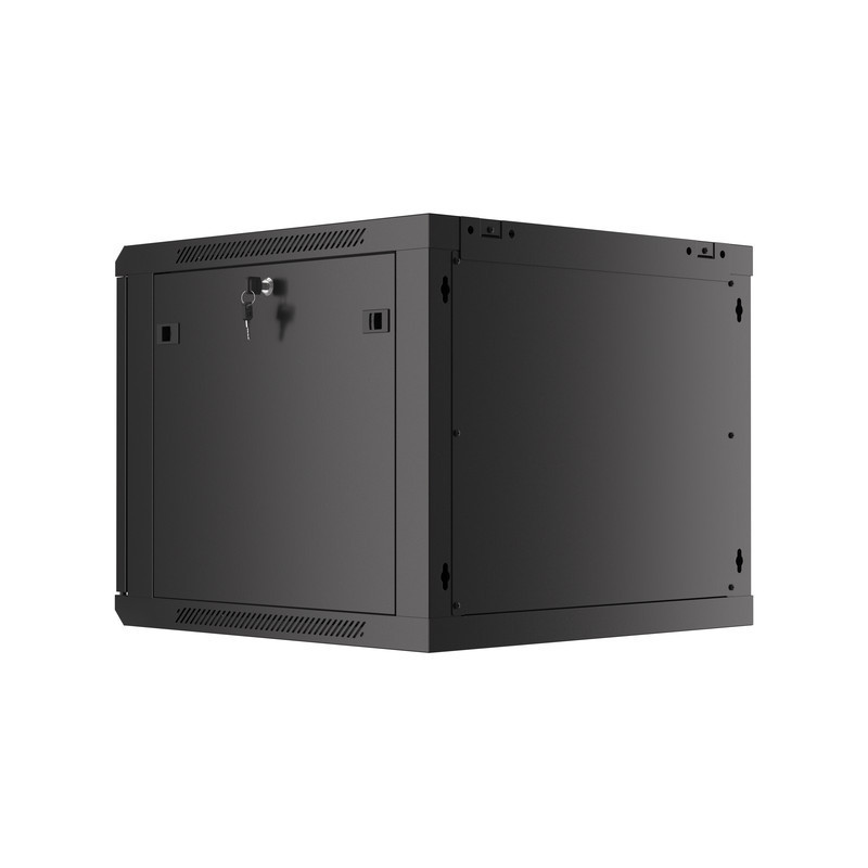 LANBERG RACKOVÁ SKRIŇA 19'' PRO MONTÁŽ NA STENU 9U/600X600 PRO VLASTNÚ MONTÁŽ S KOVOVÝMI DVERAMI ČIERNA