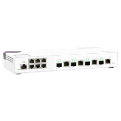 QNAP riadený switch QSW-M2106-4C (6x 2,5GbE RJ45 a 4x kombinované 10GbE SFP+ / 10GbE RJ-45)