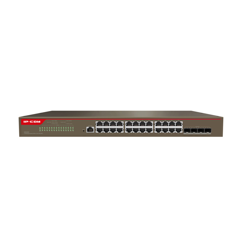 Tenda IP-COM G5328X Cloud L3 Managed 10G Switch, 24x 1GB RJ45, 4x 10G SFP+, Rackmonut
