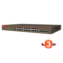 Tenda IP-COM G5328X Cloud L3 Managed 10G Switch, 24x 1GB RJ45, 4x 10G SFP+, Rackmonut