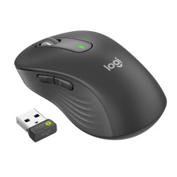 Logitech M650 L For Business/Kancelárska/Optická/Pre pravákov/4 000 DPI/USB+BT/Sivá