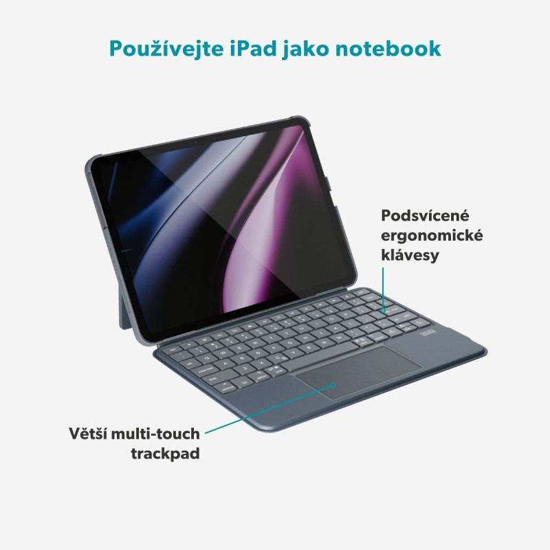 Epico UltraBoard EK30 pre iPad 10,9''/11'' A16 DE
