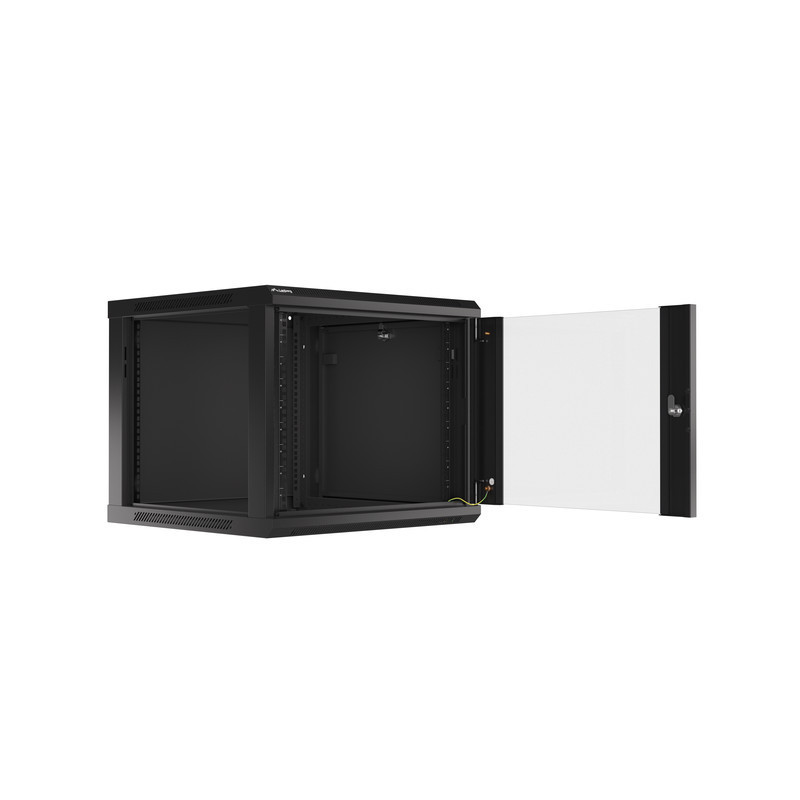 LANBERG RACKOVÁ SKRIŇA 19'' PRO MONTÁŽ NA STENU 9U/600X600 (FLAT PACK) V2 ČIERNA
