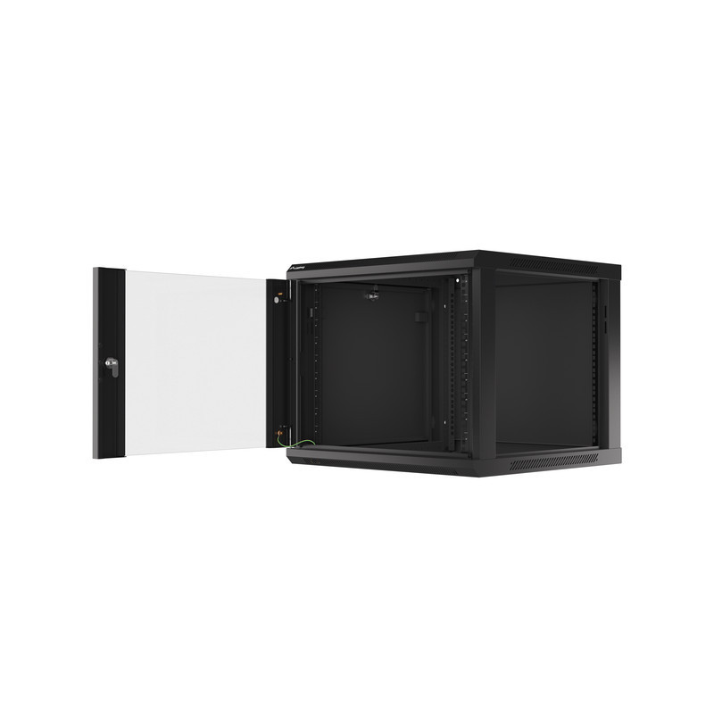 LANBERG RACKOVÁ SKRIŇA 19'' PRO MONTÁŽ NA STENU 9U/600X600 (FLAT PACK) V2 ČIERNA
