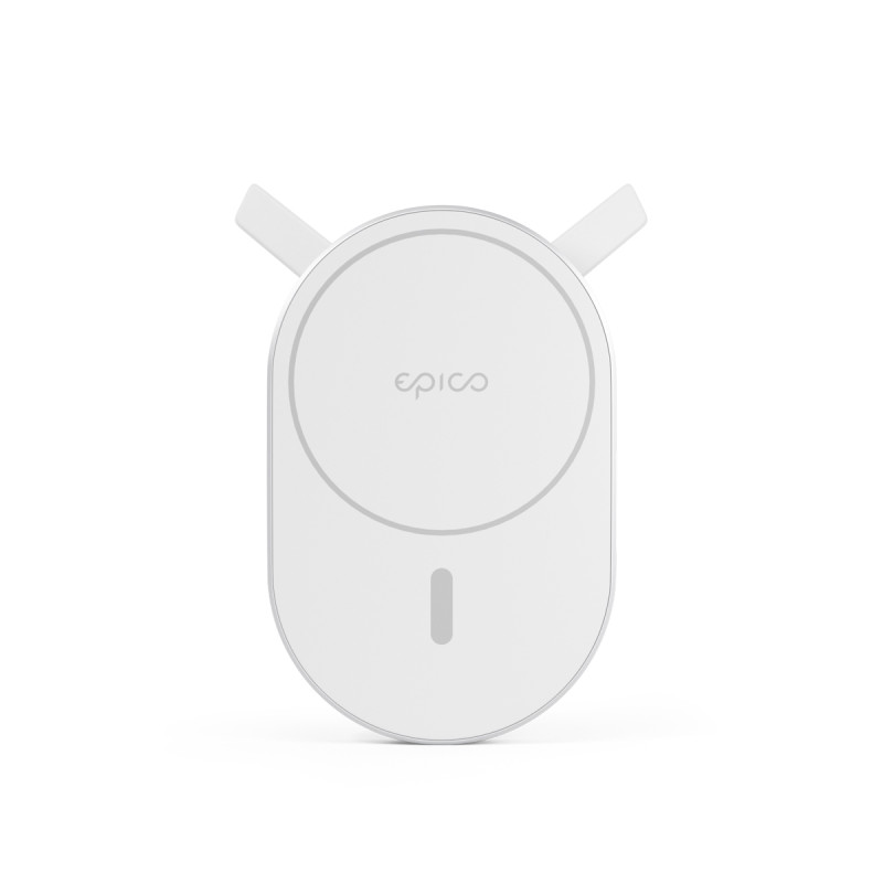 Epico Ellipse MagSafe Car Charger - strieborná