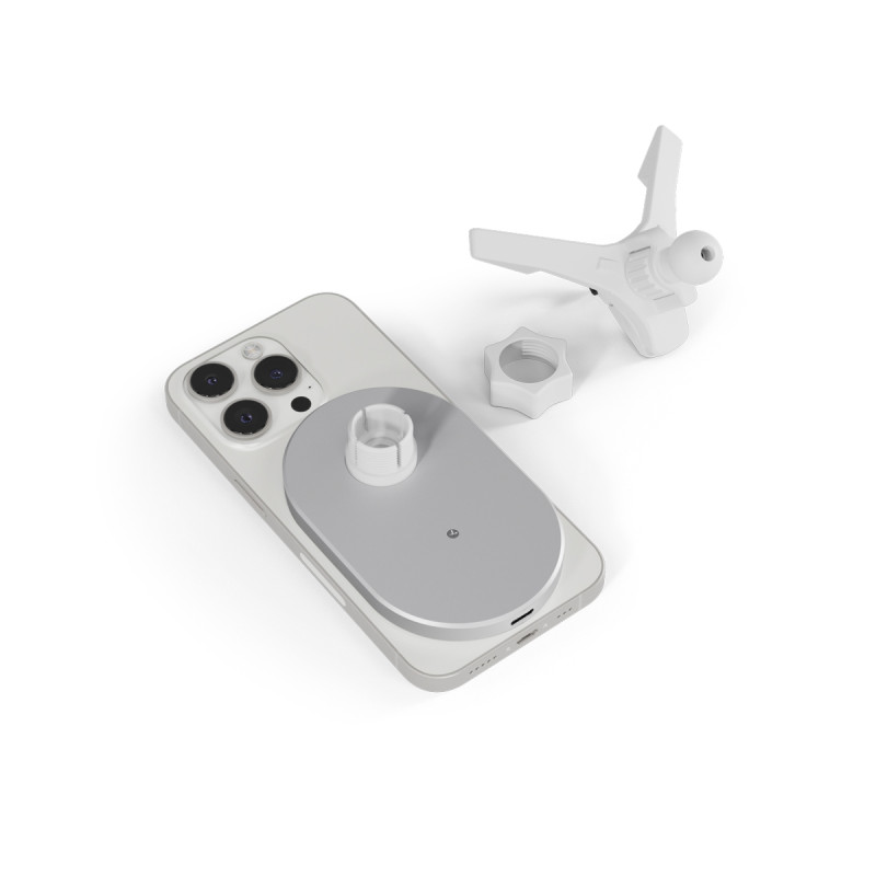 Epico Ellipse MagSafe Car Charger - strieborná
