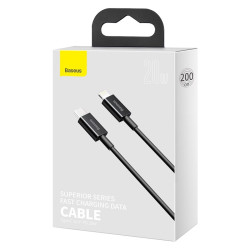 NONAME - Baseus Dátový kábel Superior Series USB-C/Lightning 20W 2m černý