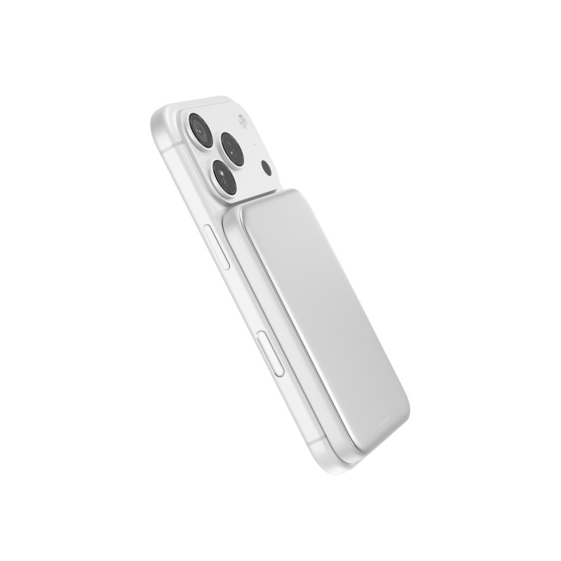 Epico Qi2 25W 5000mAh Mag+ powerbanka EM55 - strieborná