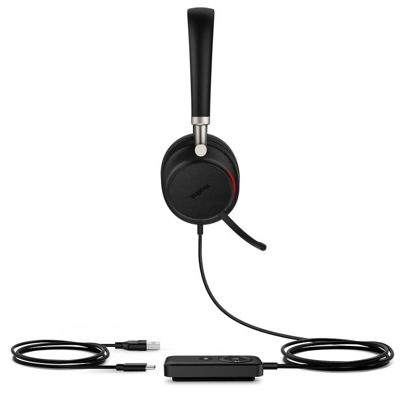YEALINK - UH38 Dual UC -BAT/Stereo/ANC/USB/Drôt/BT/Bezdrôt/Čierna