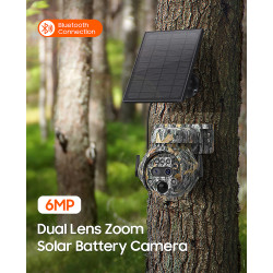 Solárna kamera Viking HDs04 4G sivá/2304x1296/PIR detekcia/pohybový senzor/7800mAh