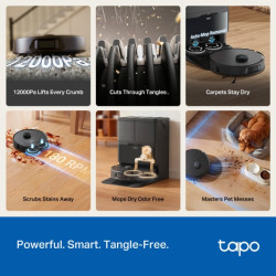 TP-LINK - Tapo RV50 Omni Robot Vacuum & Mop All in OneDock