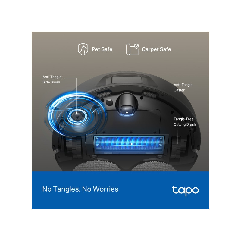 TP-LINK - Tapo RV50 Omni Robot Vacuum & Mop All in OneDock