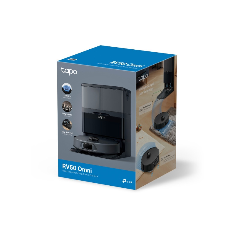 TP-LINK - Tapo RV50 Omni Robot Vacuum & Mop All in OneDock