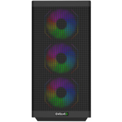 EVOLVEO Scorpio, Big Tower/4x ARGB/sklo+mriežka
