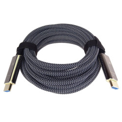 PremiumCord Ultra High Speed HDMI 2.1 optický fiber kábel 8K @ 60Hz, pozlátené 50m