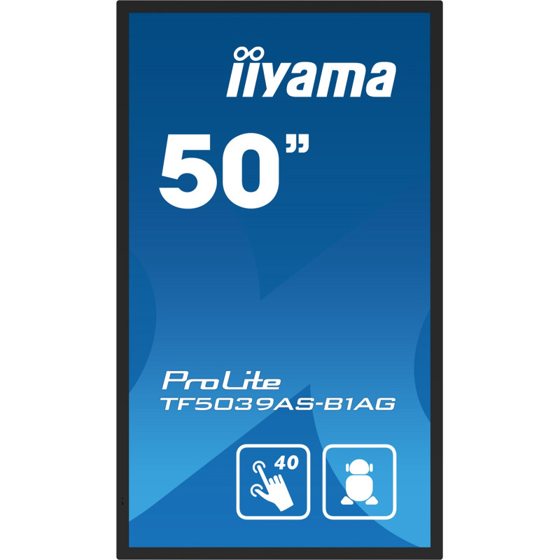 50'' iiyama TF5039AS-B1AG: VA, 4K, Android