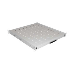 LANBERG POSUVNÁ POLICA PRO 19'' RACKOVÉ SKRINE 500MM ŠEDÁ (1U/445X500MM, NOSNOSŤ DO 35KG, 4PO