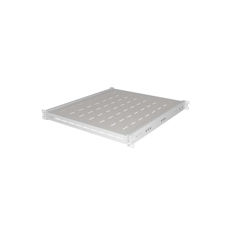 LANBERG POSUVNÁ POLICA PRO 19'' RACKOVÉ SKRINE 500MM ŠEDÁ (1U/445X500MM, NOSNOSŤ DO 35KG, 4PO