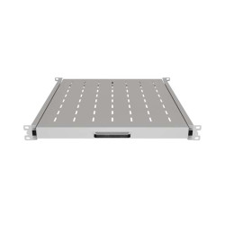LANBERG POSUVNÁ POLICA PRO 19'' RACKOVÉ SKRINE 500MM ŠEDÁ (1U/445X500MM, NOSNOSŤ DO 35KG, 4PO