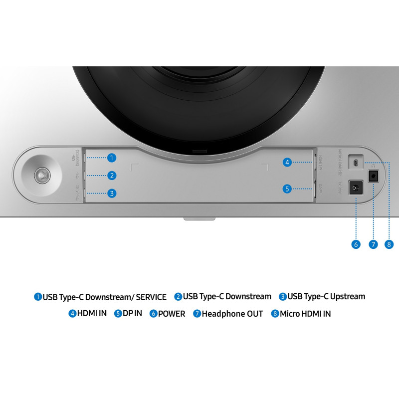 Samsung Odyssey OLED G9/LS49DG910SUXEN/49''/OLED/5120x1440/144Hz/0,03ms/Silver/2R