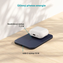 Epico Slim 3000mAh Mag+ powerbanka EM31b - modrá