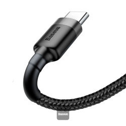 NONAME - Baseus dátový kábel Cafule USB-C 2m 2A šedo-čierny